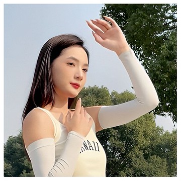 AMICA ~2101#光板純色冰絲防曬拇指袖套(1雙入) 款式可選