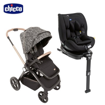 chicco官方直營-Mysa時尚手推車(輕奢版/限定版)+Seat3Fit Isofix安全汽座