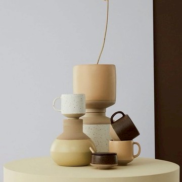 現貨出清【WUZ屋子】丹麥 OYOY Hagi 和吉萩燒石器 馬克杯-Sahara