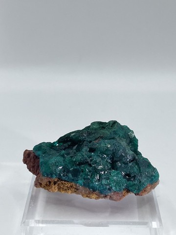 翠銅礦 綠銅礦 透視石 原礦水晶 含座