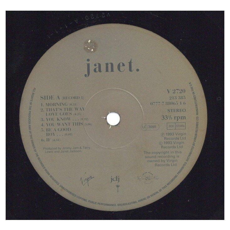 JANET JACKSON JANET 2xLP UK 2003年リリース