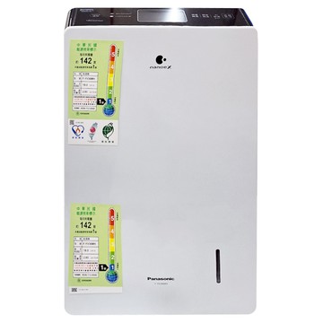 Panasonic 空氣清淨變頻除濕機 18L 白色 20kg 1台  F-YV36MH