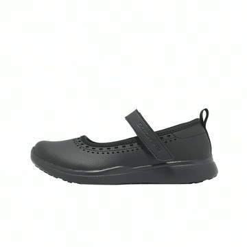 Skechers 休閒鞋 Microstrides 中大童鞋 黑 魔鬼氈 瑪莉珍鞋 304302LBBK