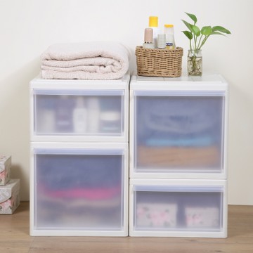 KEYWAY 聯府 固得抽屜式整理箱大+中4入組