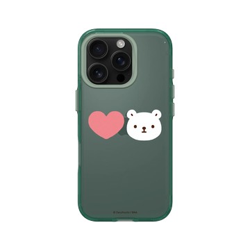 iPhone 16 Pro Clear 憂墨綠 - 白白日記 Darylhochi - ♥白白Bac Bac in LOVE