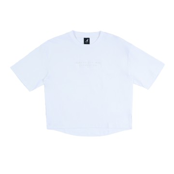 KANGOL 短T 白色 涼感 百搭 素色 短袖 上衣 女 6622101000