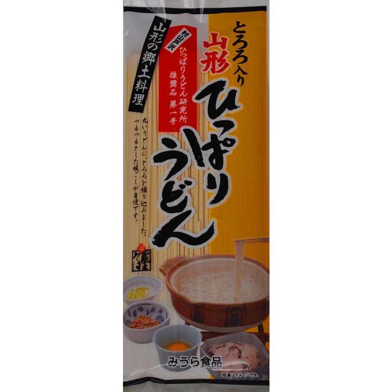 みうら食品 とろろ入りひっぱりうどん 260g×20個