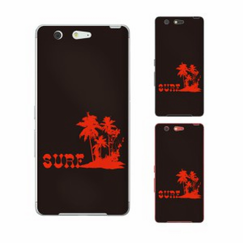 Docomo Arrows Be F 05j スマホ ケース ハード カバー サーフ6 島 赤 黒 スマホケース スマホカバー 通販 Lineポイント最大1 0 Get Lineショッピング