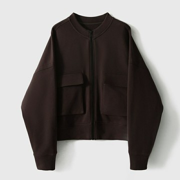 現貨+預購 風衣外套秋冬大衣-薄絨版工裝風棒球休閒外套2色74is30【獨家進口】【米蘭精品】