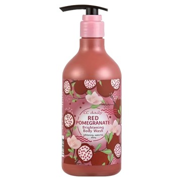 台塑生醫 CC daily SUPER FOOD 紅石榴亮白沐浴乳  580g  1瓶