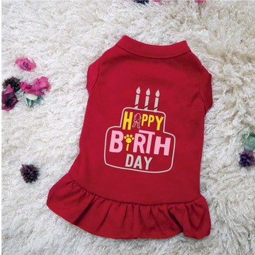 反光寵物洋裝 生日限定款 狗狗貓咪衣服 生日禮物 壽星慶生