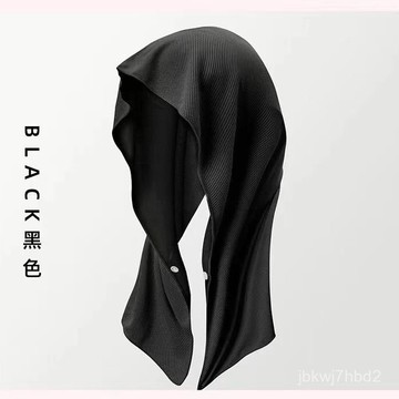 🔥臺灣出貨🔥【1353人收藏】春夏季連帽披肩多功能冷感披肩防曬帽護頸一體戶外頭巾毛巾速幹