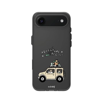 iPhone Air Clear (相機按鈕) 酷墨灰 - 小犬工作室 The little K9s - adventure begins