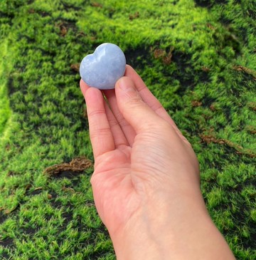 天然可愛清新天青石愛心 療癒 治癒 快速出貨 辦公室擺件 入厝禮