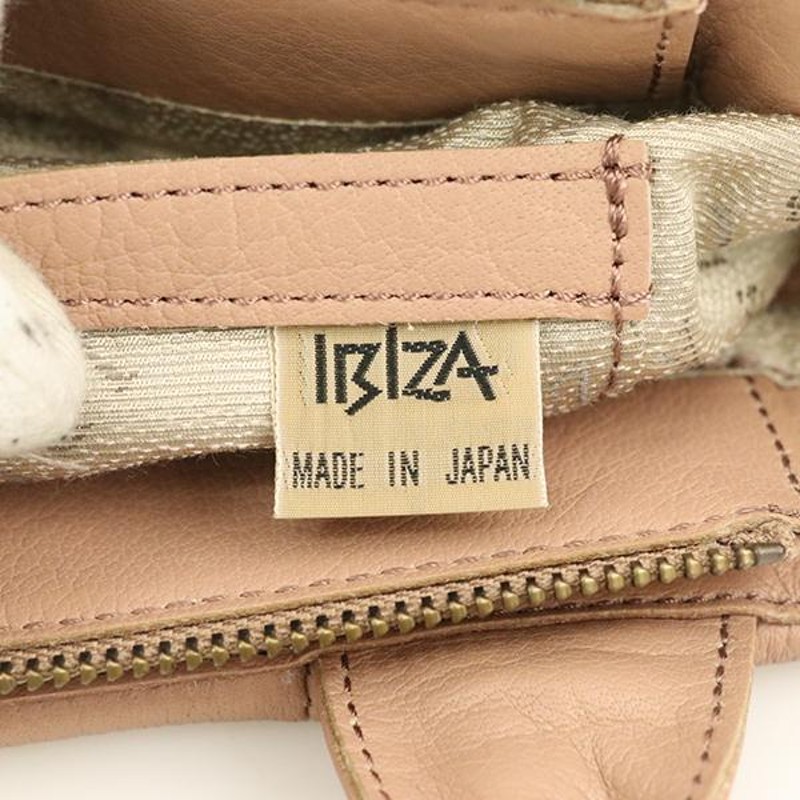 イビザ IBIZA ピンクベージュ 2wayバッグ ショルダーバッグ 