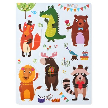 ariati 磁性配對拼圖 動物 Set  3歲以上適用  1組