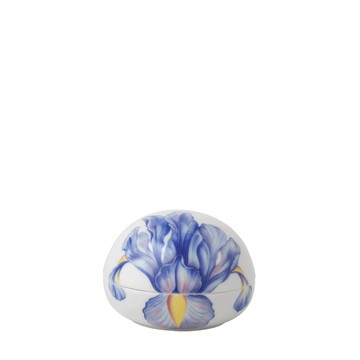 藍鳶尾花 多功能復活節彩蛋收納盒10cm (本商品不提供破損保證)