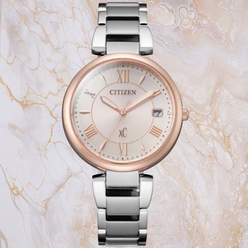 CITIZEN星辰 xC系列 田馥甄廣告款 光動能優雅羅馬腕錶 新年禮物 推薦 送禮 33mm/EO1195-51W