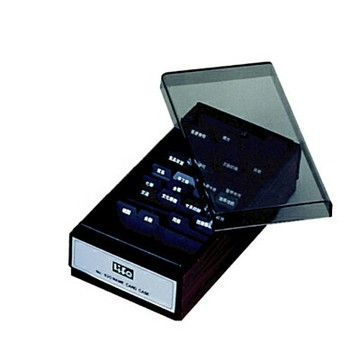 【文具通】高級中名片盒600名NO.620 可掀蓋 K4020010【APP滿額下單10%點數(單一帳號最高1000點)】4/30止