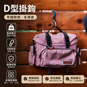 D型扣 D型掛鉤 鋁合金挂鈎 D型扣環 鑰匙圈 登山扣環 安全扣 扣環 掛勾 D型扣掛鉤 掛鉤 鑰匙扣 背包扣 包包掛勾