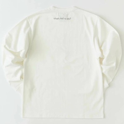 FAT エフエーティー Tシャツ ロンT FATEE L ロゴ 長袖 M-XL 白 黒 緑