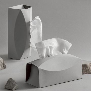 Tent Acme 秒換面紙盒〖素食皮革版〗_雙入 夜幕黑