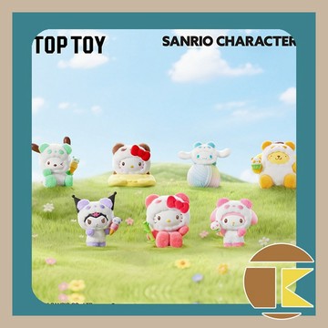 【115.8月預購】TOP TOY 三麗鷗家族 彩色熊貓系列 植絨 單抽 盲盒 如需中盒請下6倍數 愛蛋客