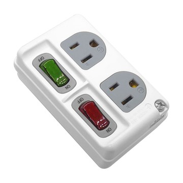 【威電】CB-3221 3轉2 2開2插 高負載 分接式插座(三轉二 3孔轉2孔 壁插 分接器)