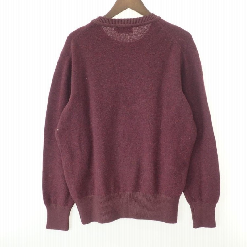 美品/ MAISON KITSUNE メゾンキツネ KMM-18630-B 胸元フォックス 