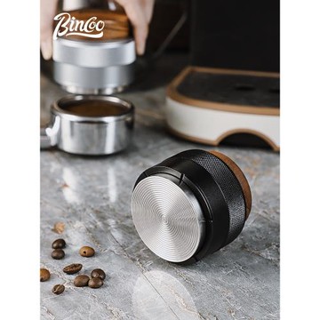Bincoo布粉器壓粉錘二合一恒定壓力意式咖啡機器具螺紋咖啡壓粉錘