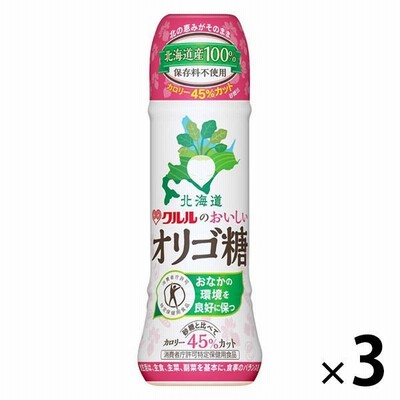 伊藤忠製糖クルルのおいしいオリゴ糖（フラクトオリゴ糖/国産原料） 3本 伊藤忠製糖