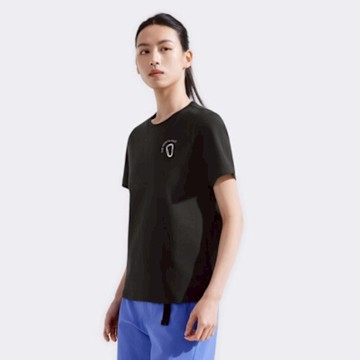 The North Face 北臉 短袖上衣 女 訓練 慢跑 速乾 亞規 W CLIMB SS TEE GRAPHIC 黑 NF0A8D7HJK3