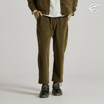 ADISI 男燈芯絨超撥快乾繭型褲 AP2521069 橄綠