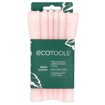 EcoTools, 浴布，粉色，1 條