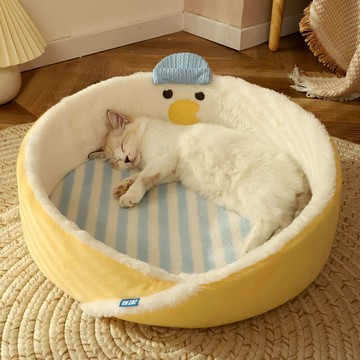 貓窩 猫窝四季狗窝宠物猫垫子床边睡觉的窝猫咪窝冬季保暖猫床