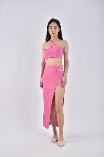 (S) Y.FILOS背心粉色套裝