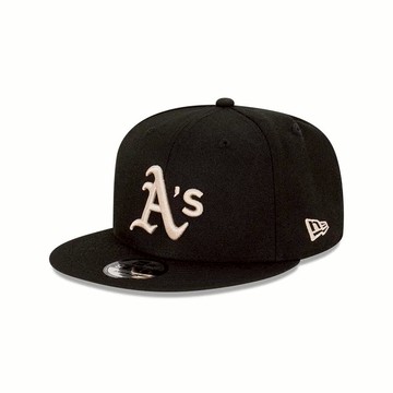 NEW ERA 男女 9FIFTY STONE WORLD SERIES 奧克蘭運動家 黑 NE60428459