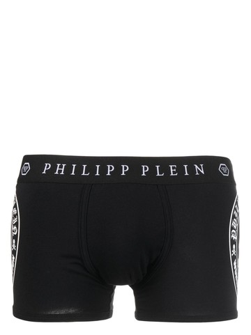Philipp Plein - Skull Bones boxer shorts - men - Cotton - XL - Black
