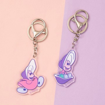 【R.FUN SHOP】迪士尼牡蠣寶寶壓克力鑰匙圈 小牡蠣 愛麗絲夢遊仙境 鑰匙圈 紀念品 收藏品 吊飾 CA968