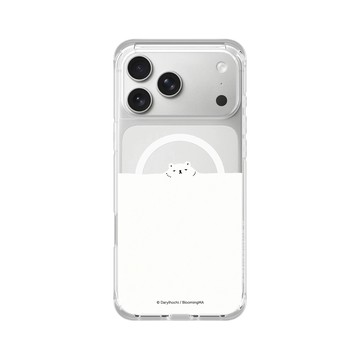 iPhone 17 Pro Max ClearX (MagSafe 兼容) 晶透白 - 白白日記 Darylhochi - 一片白