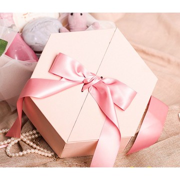 抖音禮物盒泡沫球送女友閨蜜ins風簡約少女心驚喜生日禮物包裝盒1入