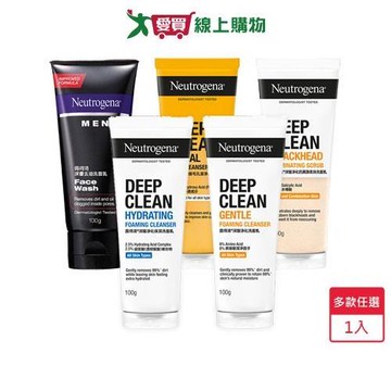 露得清深層淨化洗面乳100g(深層淨化/男性深層去油/抗黑頭/淨化保濕/毛孔潔淨露)【愛買】