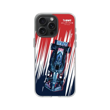 iPhone 15 Pro Max Clear 透明 - Alpine - BWT Alpine Formula One Team A524 Comic Style