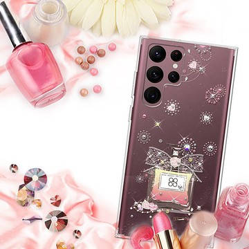 apbs Samsung Galaxy S系列 防震雙料水晶彩鑽手機殼-維也納馨香