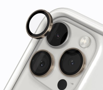 【RHINOSHIELD 犀牛盾】iPhone 16 Pro/PM鏡頭保護貼-金