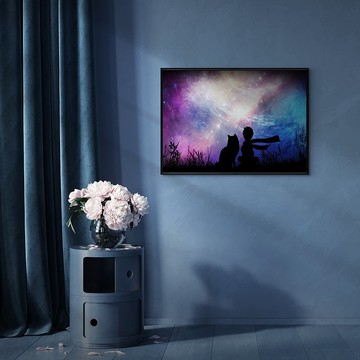 小王子 • 友誼的意義 - 狐狸童話故事掛畫/送禮小物/兒童房裝飾