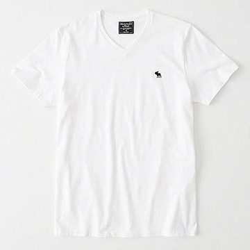 AF a&f Abercrombie & Fitch 短袖 T恤 白 0916
