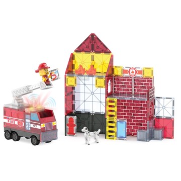 Magna-Tiles Combo 磁力積木-消防局50片|聖誕禮物|生日禮物|磁力片