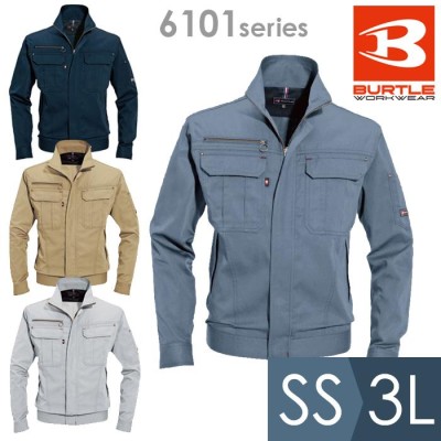 バートル BURTLE 作業服 春夏 ジャケット 6101シリーズ 4カラー SS〜3L