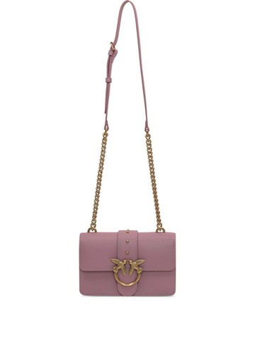 Pinko Leather 'Love One Mini' In Lillac